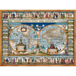 CASTORLAND Puzzle Mapa světa r.1639, 2000 dílků 2