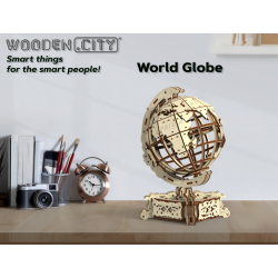 WOODEN CITY 3D puzzle Globus 231 dílů