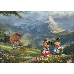SCHMIDT Puzzle Mickey & Minnie v Alpách 1000 dílků 2