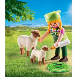 PLAYMOBIL® Special Plus 9356 Farmářka s ovečkami