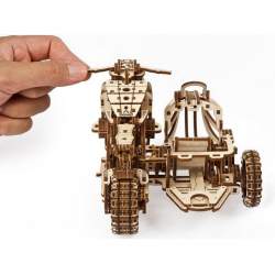 UGEARS 3D puzzle Motorka se sajdkárou 380 dílků