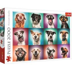 TREFL Puzzle Legrační portréty psů II, 2000 dílků 2