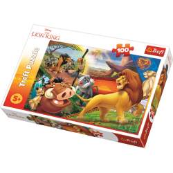 TREFL Puzzle Lví král: Simbovo dobrodružství 100 dílků