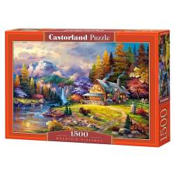 CASTORLAND Puzzle Domek v horách 1500 dílků