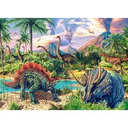 CASTORLAND Puzzle Dinosauři pod sopkami 120 dílků 2