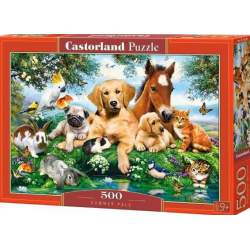 Puzzle Castorland 500 dílků - Zvířecí parta