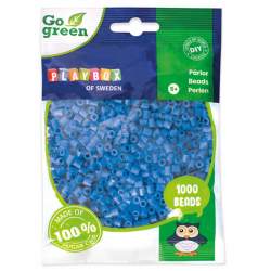 Zažehlovací korálky 1000ks modré Go Green