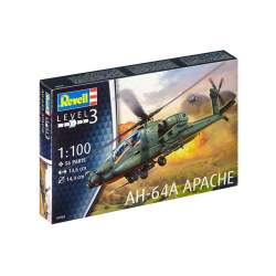 Plastic ModelKit vrtulník 04985 - AH-64A Apache (1:100)