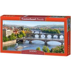 CASTORLAND Puzzle Vltavské mosty 4000 dílků 2