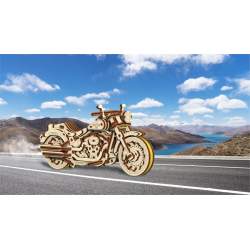 WOODEN CITY 3D puzzle Motocykl Cruiser V-Twin 168 dílů 2