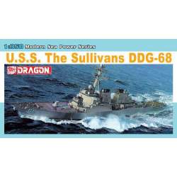 Model Kit loď 1033 - U.S.S. THE SULLIVANS DDG-68
