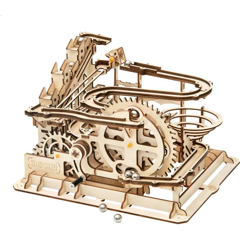 ROBOTIME Rokr 3D dřevěné puzzle Kuličková dráha: Parkour 254 dílků