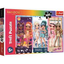 TREFL Puzzle Rainbow High: Duhové panenky 100 dílků 2