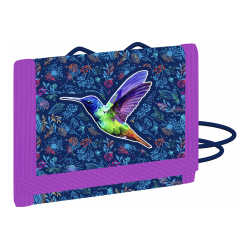 OXYBAG Dětská textilní peněženka Kolibřík